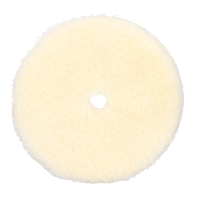 3M 34120 Hookit Random Orbital Coarse Wool Compounding Pads, White, 5 in x 130 mm (7100276851) (12 Pack)