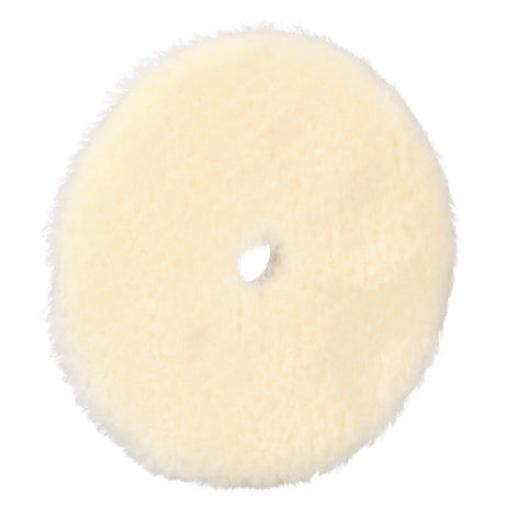 3M 34120 Hookit Random Orbital Coarse Wool Compounding Pads, White, 5 in x 130 mm (7100276851) (12 Pack) - 4