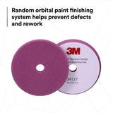 3M 34127 Hookit Random Orbital Foam Polishing Pad, Fine, Purple, 6 in 150 mm (7100276852) (12 Pack) - 8
