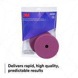 3M 34123 Hookit Random Orbital Foam Polishing Pad, Fine, Purple, 5 in 130 mm, for Automotive Compounding and Polishing (7100277203) (12 Pack) - 9