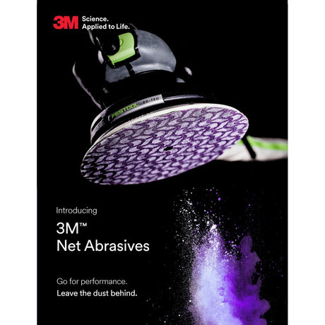 3M 710W Cubitron II Net Sheet Roll, 180 Plus, Purple, 115 mm x 10 m (34575) (7100283727) (Case of 6)  - (6Pack) - 6