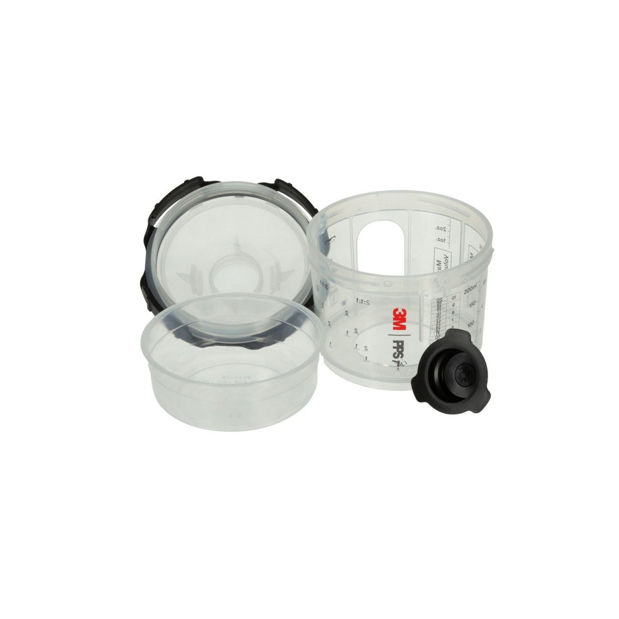 3M 26028 PPS Spray Cup System Kit, Micro, 3 oz, 200 Micron Filter, Lids, Liners and Plugs (7100283749) - 5