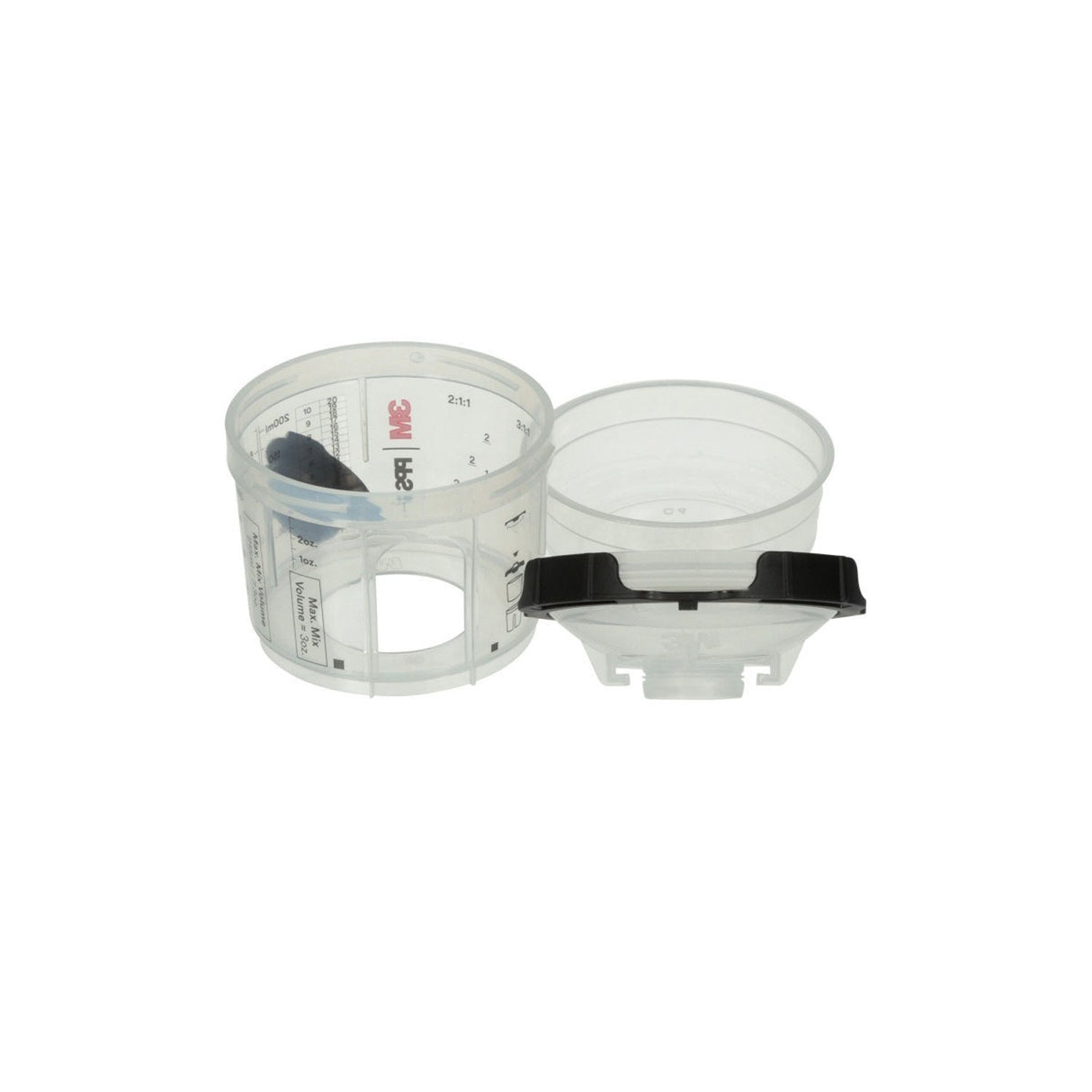 3M 26028 PPS Spray Cup System Kit, Micro, 3 oz, 200 Micron Filter, Lids, Liners and Plugs (7100283749) - 6