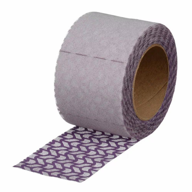 3M 34553 Cubitron II Hookit Net Sheet Roll, Precision Shaped Ceramic 180+, Purple, 80 mm x 10 m (7100283778)  - (6 Pack)