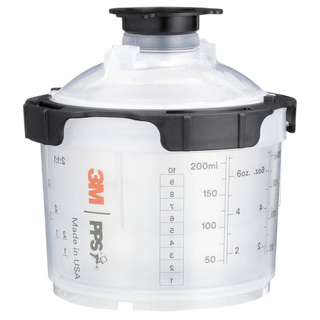 3M 26114 PPS Spray Cup System Kit, Mini, 6.8 oz, 200 Micron Filter (7100284553)