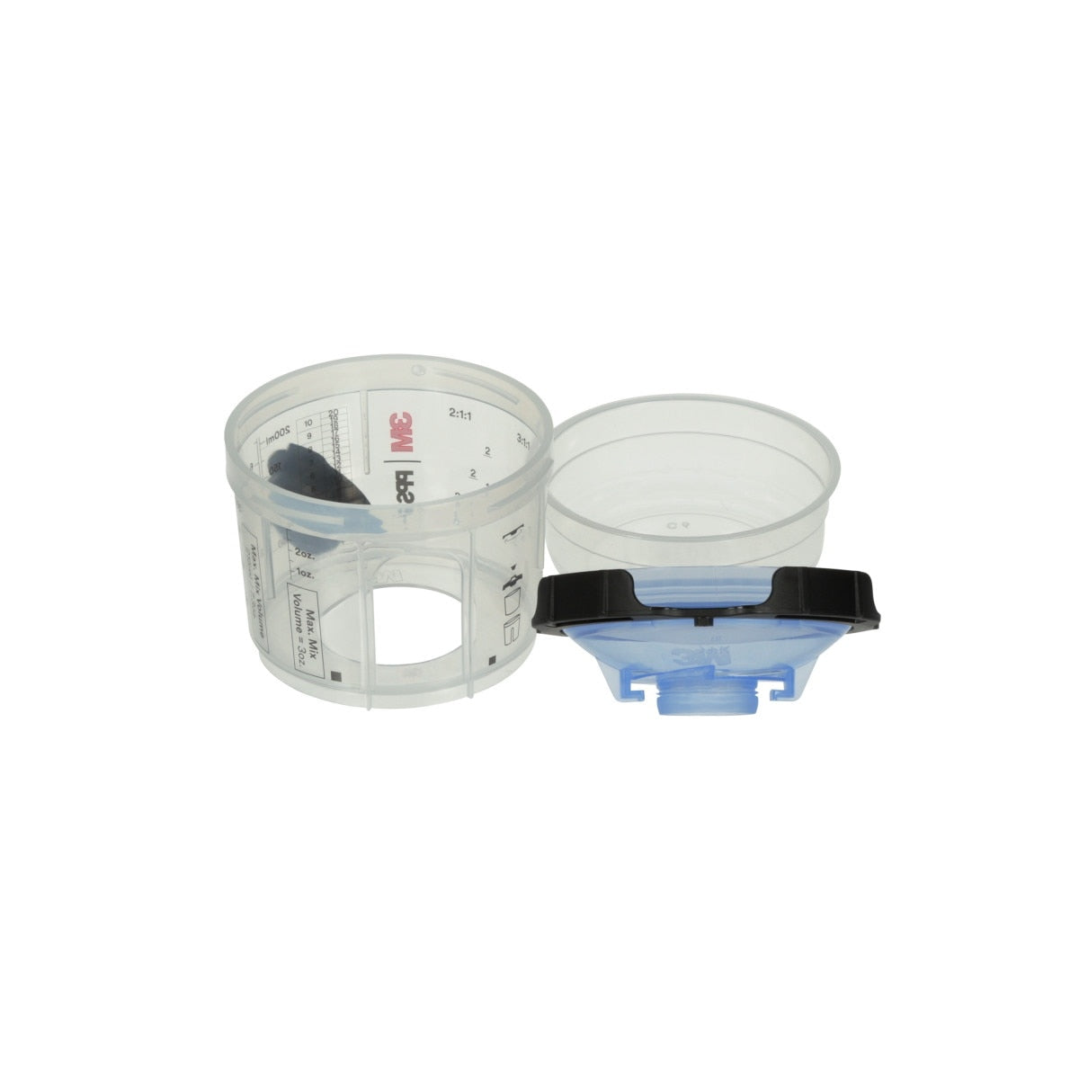 3M 26328 PPS Spray Cup System Kit, Micro, 3 fl oz 90 mL, 125 Micron Filter (7100284555) - 3