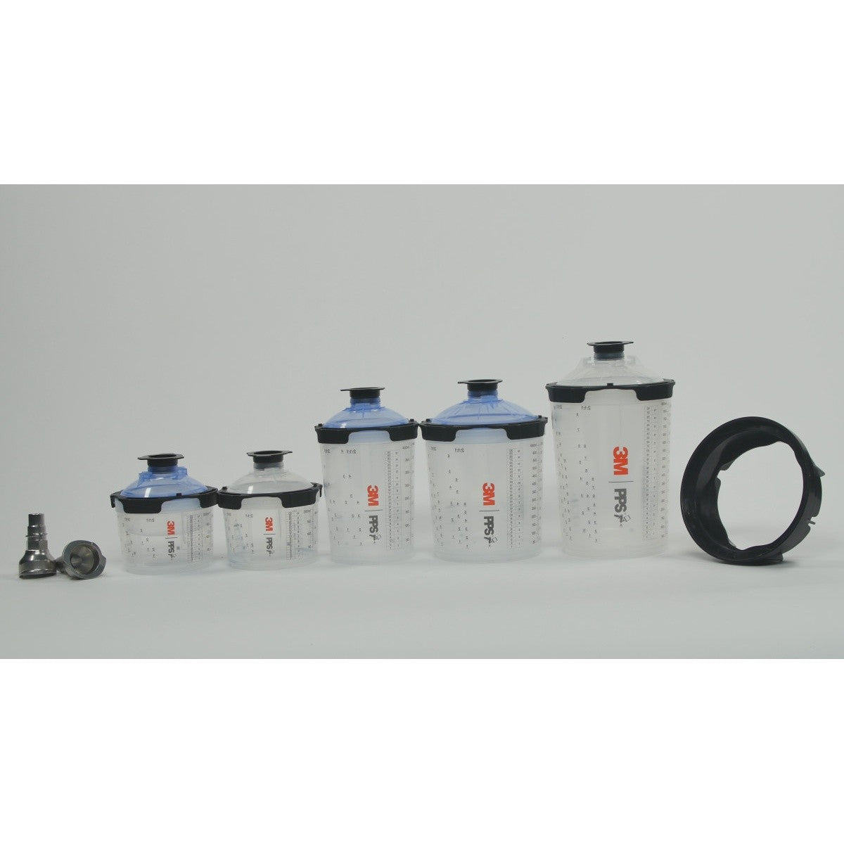 3M 26301 PPS Spray Cup System Kit, Standard, 22 oz, 650 mL, 125 Micron Filter (7100284556) - 8