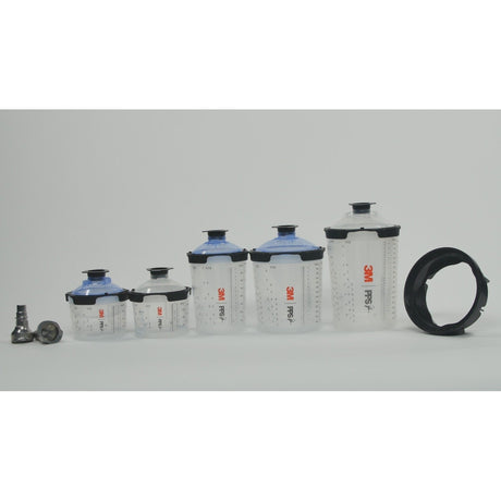 3M 26301 PPS Spray Cup System Kit, Standard, 22 oz, 650 mL, 125 Micron Filter (7100284556) - 8