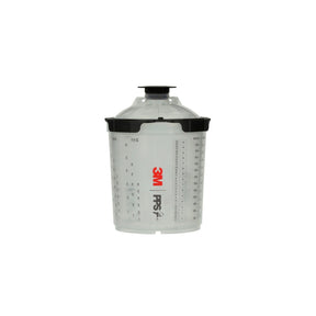 3M 26000 PPS Spray Cup System Kit Standard 22 oz 650 mL 200 Micron Filter Lids and Liners (7100284557)