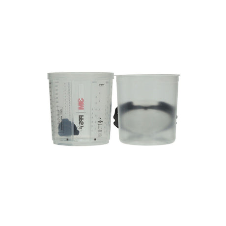 3M 26000 PPS Spray Cup System Kit Standard 22 oz 650 mL 200 Micron Filter Lids and Liners (7100284557) - 3