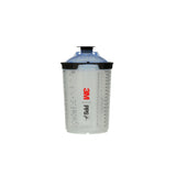 3M 26325 PPS Series 2.0 Spray Cup System Kit, Large, 28 fl oz, 125 Micron Filter, 1 Cup, 50 Lids and Liners, 32 Plugs (7100284561)