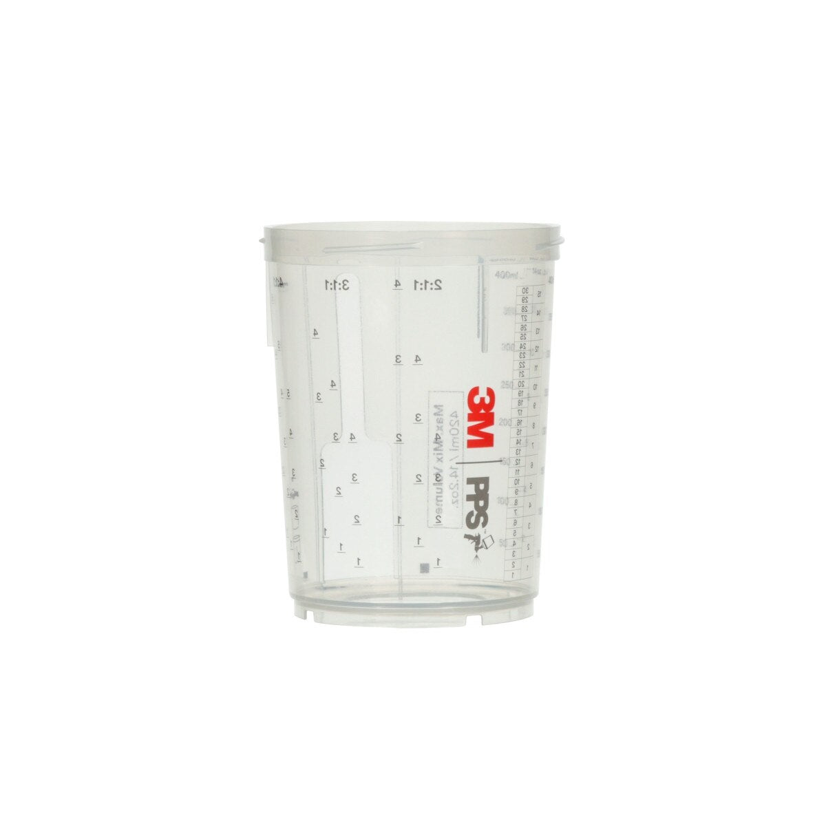 3M 26122 PPS Series 2.0 Spray Gun Cup, Midi, 13-1/2 fl oz (400 mL) (7100284625) (8 Pack) - 4