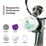 3M PPS Performance Spray Gun Starter Kit with PPS 2.0 Spray Cup System, 15 Replaceable Gravity HVLP Atomizing Heads, Air Control Valve (26778) (7100285101)  - (2Pack) - 9