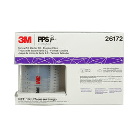 3M PPS Series 2.0 Starter Kit with Cup, Lids and Liners, 22 fl oz (650 mL), 200 Micron Filter, Gray (26172) (7100287073)  - (2Pack)