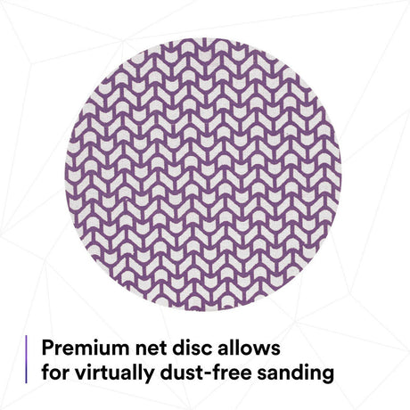 3M 710W Cubitron II Net Disc, 150+, Purple, 8 in x NH, Die 800L, Hook & Loop (7100287463) (300 Pack) - 4