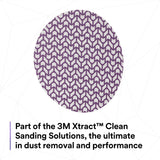 3M 710W Cubitron II Net Disc, 150+, Purple, 8 in x NH, Die 800L, Hook & Loop (7100287463) (300 Pack) - 8