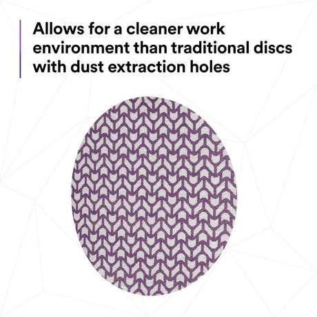 3M 710W 83420 Xtract Clean Sanding Net Disc, 80+, Purple, 8 in x NH, Die 800L, Hook & Loop for Metal, Wood, Composites, Stock Removal and Finishing (7100287535) (300 Pack) - 7