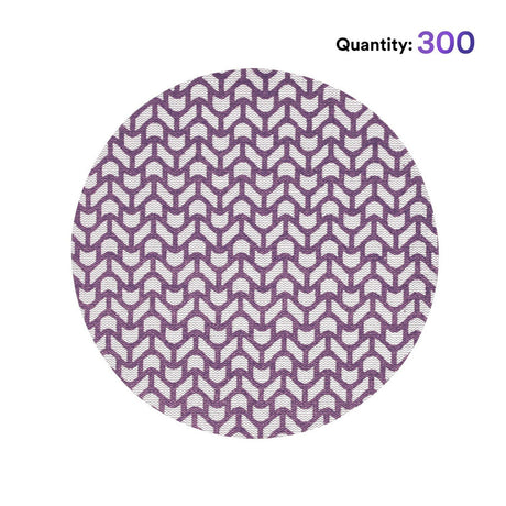 3M 710W 83420 Xtract Clean Sanding Net Disc, 80+, Purple, 8 in x NH, Die 800L, Hook & Loop for Metal, Wood, Composites, Stock Removal and Finishing (7100287535) (300 Pack) - 10
