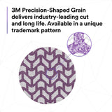 3M 710W 88485 Cubitron II Hookit Clean Sanding Net Disc, 80+, Purple, 3 in, Die 300V (7100287538) (300 Pack) - 6