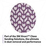 3M 710W 88485 Cubitron II Hookit Clean Sanding Net Disc, 80+, Purple, 3 in, Die 300V (7100287538) (300 Pack) - 7