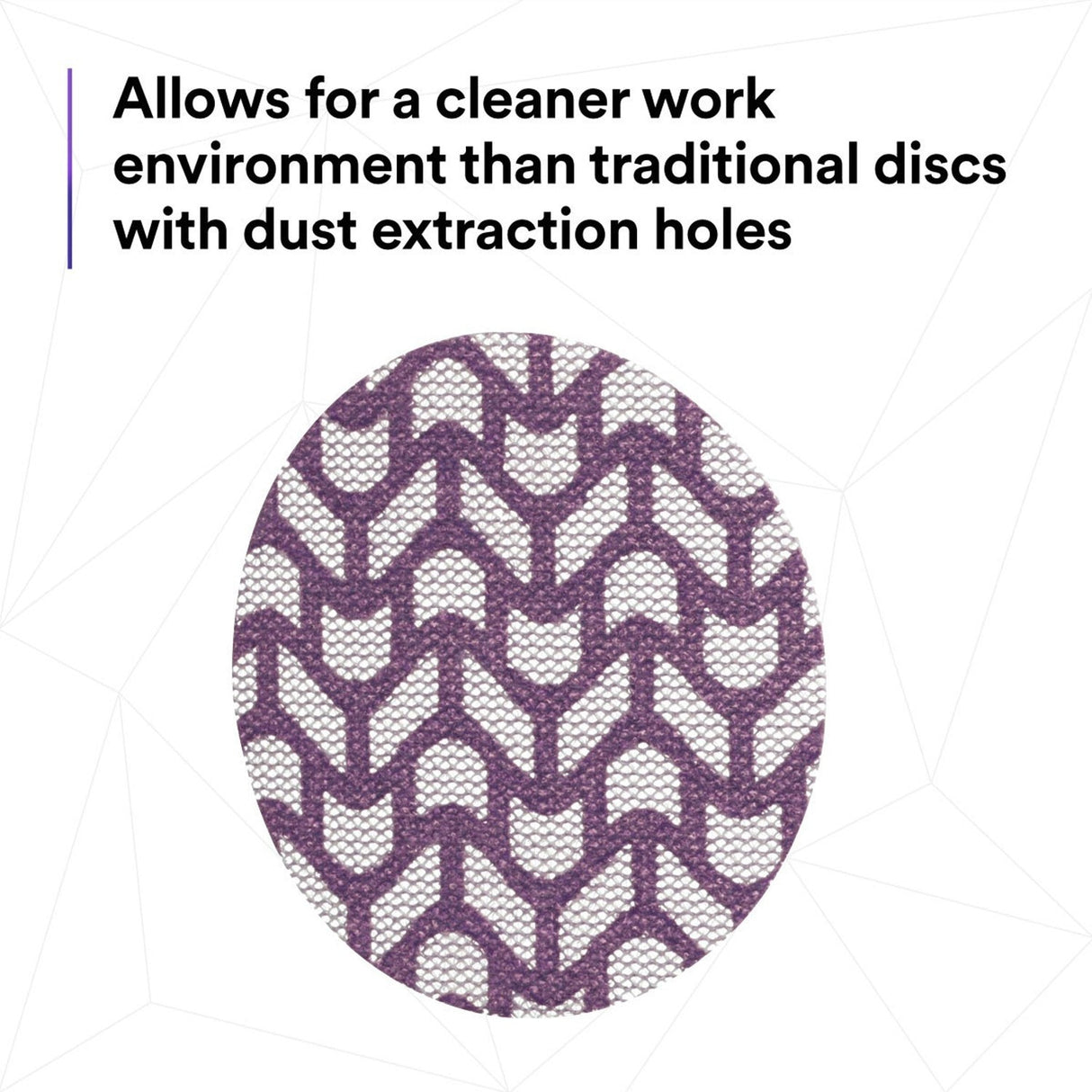 3M 710W 88485 Cubitron II Hookit Clean Sanding Net Disc, 80+, Purple, 3 in, Die 300V (7100287538) (300 Pack) - 8