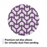 3M 710W Cubitron II Hookit Net Disc, 320+, 3 in, Die 300V, Hook and Loop, Purple, Dust-Free Sanding (7100287540) (300 Pack) - 4