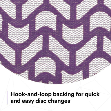 3M 710W Cubitron II Hookit Net Disc, 320+, 3 in, Die 300V, Hook and Loop, Purple, Dust-Free Sanding (7100287540) (300 Pack) - 9