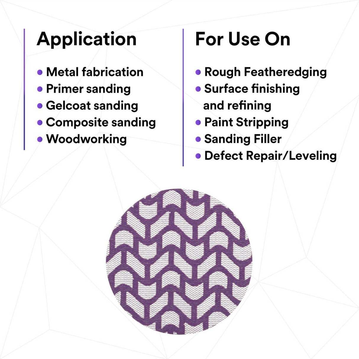 3M 710W Cubitron II Hookit Clean Sanding Net Disc, 240+, 3 in x NH, Die 300V, Purple (7100287826) (300 Pack) - 4