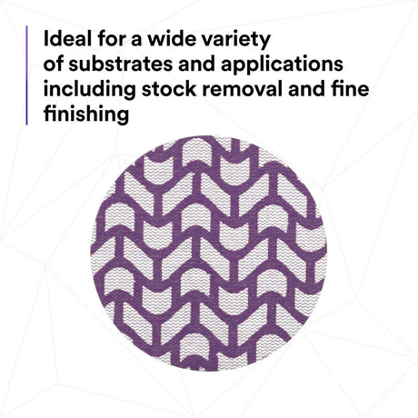 3M 710W Cubitron II Hookit Clean Sanding Net Disc, 240+, 3 in x NH, Die 300V, Purple (7100287826) (300 Pack) - 9