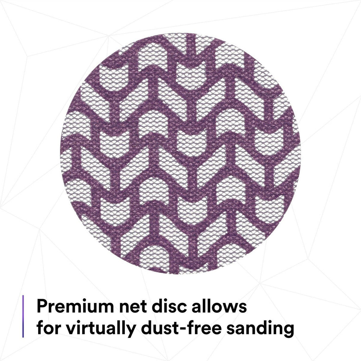 3M 710W Cubitron II Hookit Net Disc, 120+, Purple, 3 in x NH, Die 300V (7100287828) (300 Pack) - 3