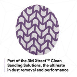 3M 710W Xtract Hookit Cubitron II Net Disc 220+ Purple 3 in 300V (7100287829) (300 Pack) - 7
