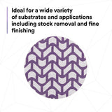 3M 710W Xtract Hookit Cubitron II Net Disc 220+ Purple 3 in 300V (7100287829) (300 Pack) - 10