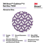3M 710W Xtract Hookit Net Disc, 150+, 3 in x NH, Die 300V, Purple (7100287831) (300 Pack) - 2