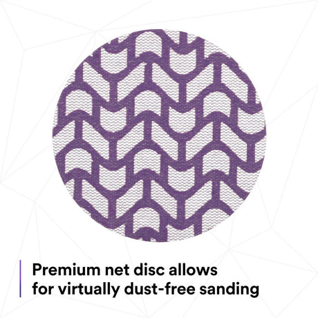3M 710W Xtract Hookit Net Disc, 150+, 3 in x NH, Die 300V, Purple (7100287831) (300 Pack) - 4