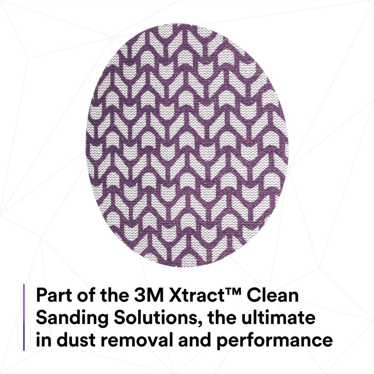 3M 710W Xtract Net Disc, 80+, Purple, 5 in x NH, Die 500X, Hook and Loop Sanding Disc (7100288128) (300 Pack) - 8