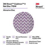 3M 710W Cubitron II Hookit Net Disc, 80+, Purple, 6 in x NH, Die 600Z (7100288129) (300 Pack) - 2