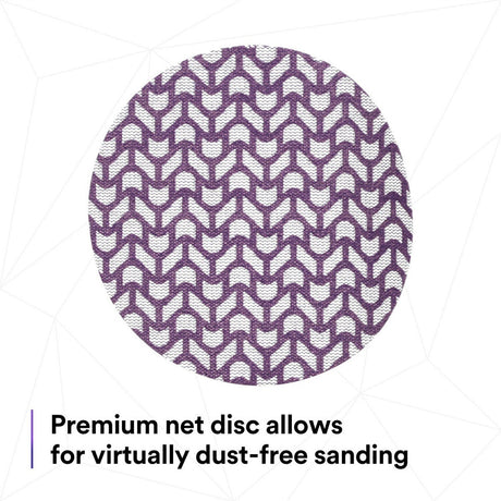 3M 710W Cubitron II Hookit Net Disc, 80+, Purple, 6 in x NH, Die 600Z (7100288129) (300 Pack) - 3