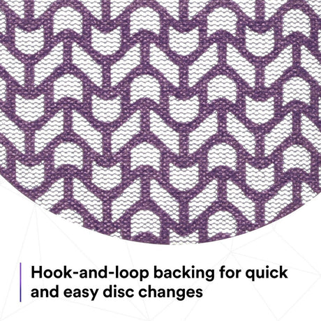 3M 710W Cubitron II Hookit Net Disc, 80+, Purple, 6 in x NH, Die 600Z (7100288129) (300 Pack) - 9
