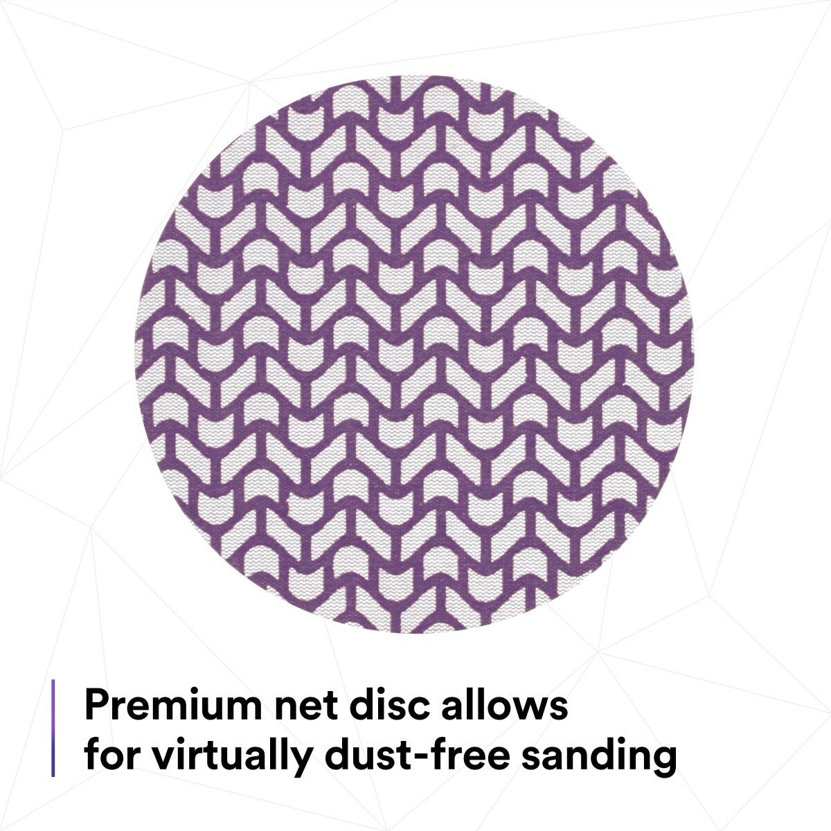 3M 710W Xtract Clean Sanding Cubitron II Net Disc, 240+, Purple, 6 in, Die 600Z, Hook and Loop (7100288132) (300 Pack) - 4