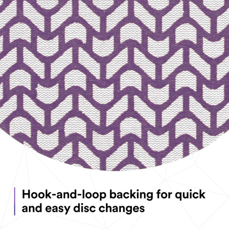 3M 710W Xtract Clean Sanding Cubitron II Net Disc, 240+, Purple, 6 in, Die 600Z, Hook and Loop (7100288132) (300 Pack) - 10