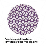 3M 710W Cubitron II Net Disc, 240+, 5 in x NH, Die 500X, Purple, Hook and Loop, Virtually Dust-Free (7100288133) (300 Pack) - 3