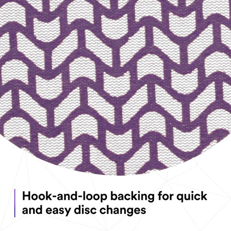 3M 710W Cubitron II Net Disc, 240+, 5 in x NH, Die 500X, Purple, Hook and Loop, Virtually Dust-Free (7100288133) (300 Pack) - 8