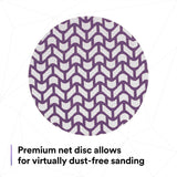 3M 710W Cubitron II Hookit Net Disc, 320+, 5 in x NH, Die 500X, Purple (7100288134) (300 Pack) - 4