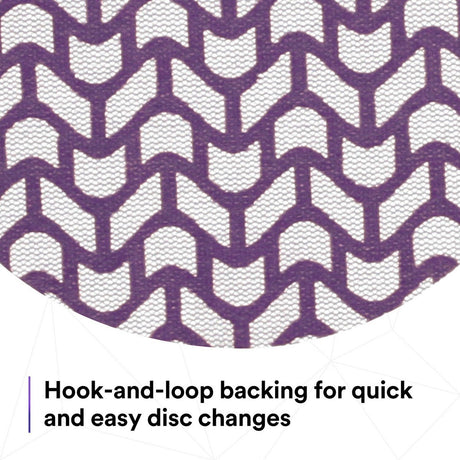 3M 710W Cubitron II Hookit Net Disc, 320+, 5 in x NH, Die 500X, Purple (7100288134) (300 Pack) - 9