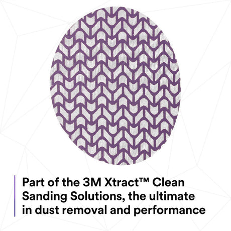 3M 710W Xtract Cubitron II Net Disc, 220 Plus, Hook and Loop, Purple, 6 in, Die 600Z (7100288135) (300 Pack) - 8