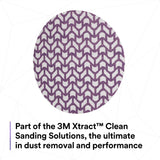 3M 710W 88456 Cubitron II Net Disc, 120+, 6 in x NH, Die 600Z, Hook & Loop, Purple (7100288136) (300 Pack) - 6