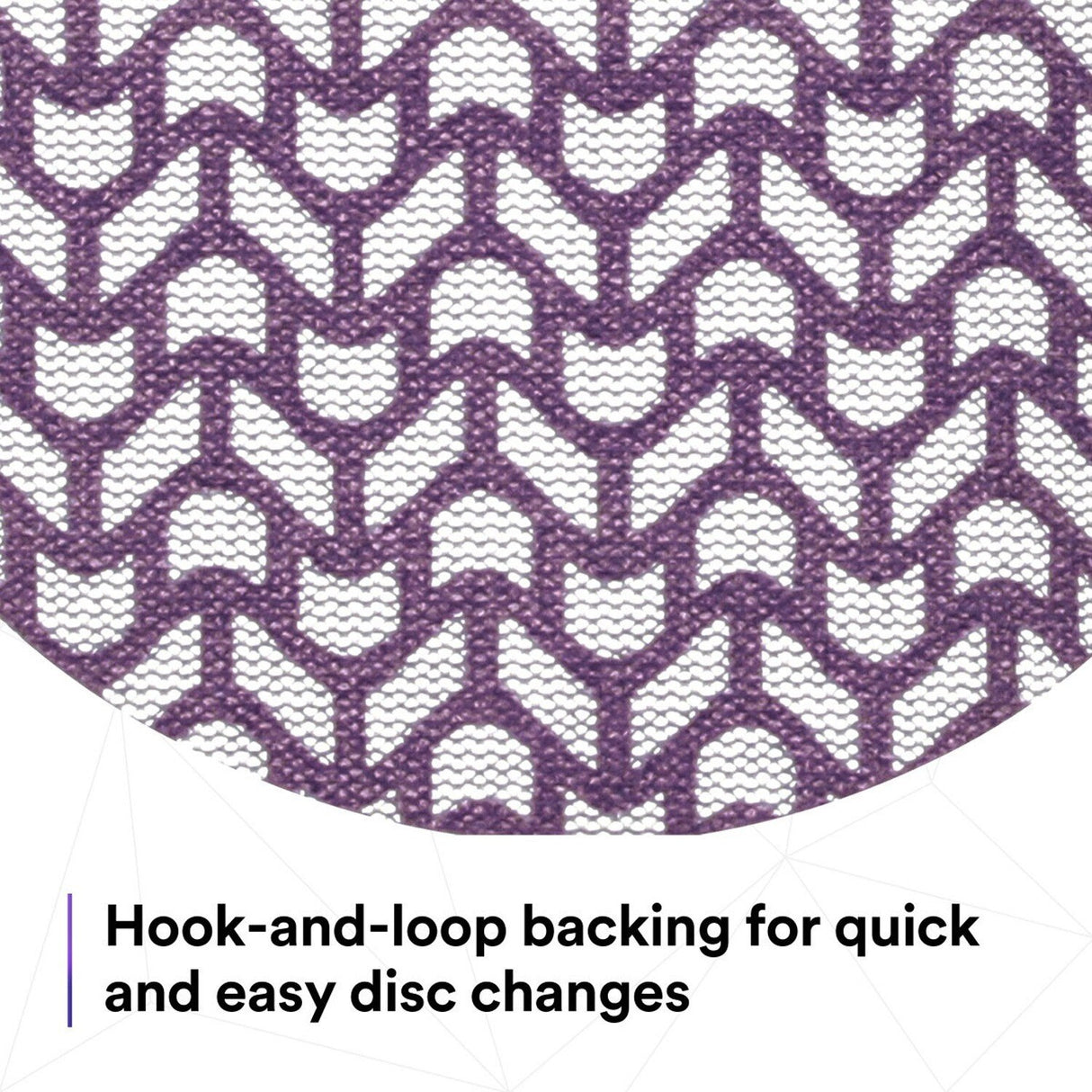 3M 710W 88456 Cubitron II Net Disc, 120+, 6 in x NH, Die 600Z, Hook & Loop, Purple (7100288136) (300 Pack) - 8
