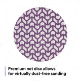 3M 710W Xtract Net Disc, 120+, 5 in x NH, Die 500X, Hook & Loop, Purple (7100288225) (300 Pack) - 4