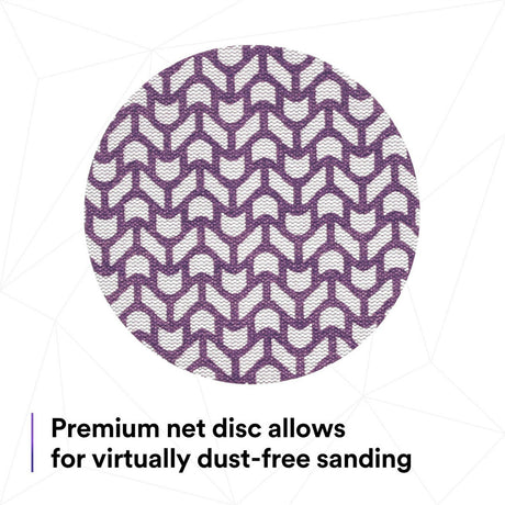 3M 710W Xtract Net Disc, 120+, 5 in x NH, Die 500X, Hook & Loop, Purple (7100288225) (300 Pack) - 4