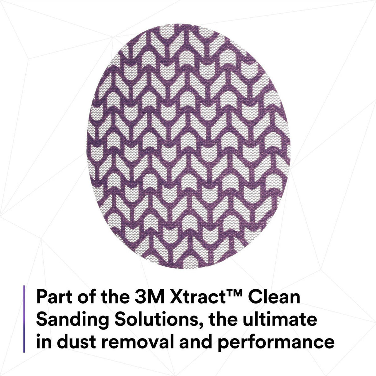 3M 710W Xtract Net Disc, 120+, 5 in x NH, Die 500X, Hook & Loop, Purple (7100288225) (300 Pack) - 7